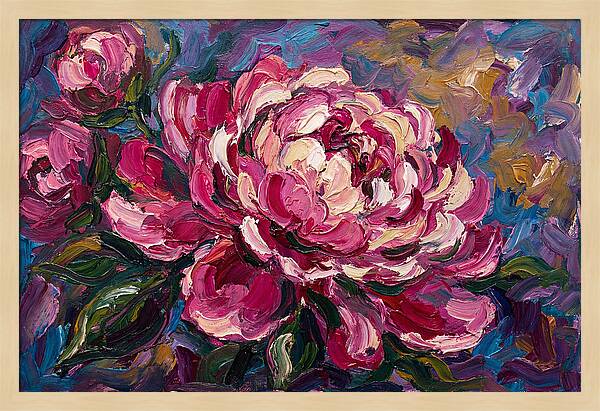 Pink Peony Blooming Beauty