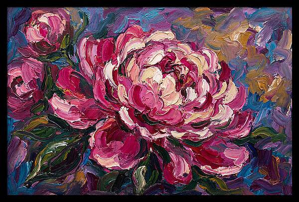Pink Peony Blooming Beauty