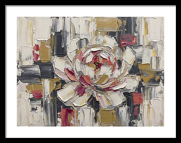 Pink Peony In Abstract Harmony