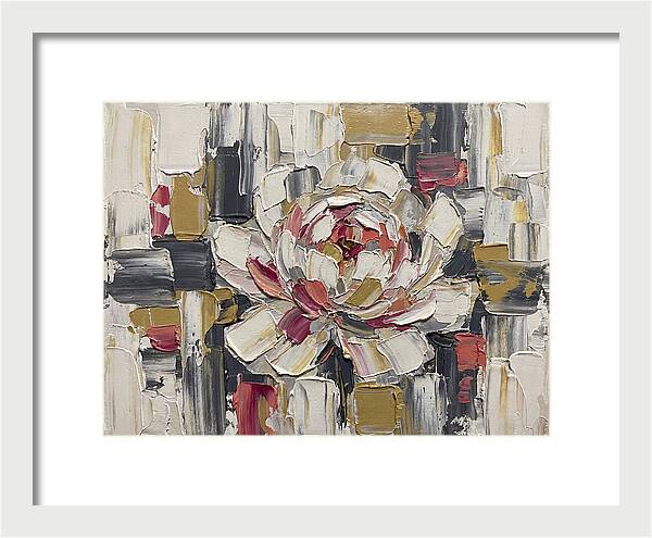 Pink Peony In Abstract Harmony