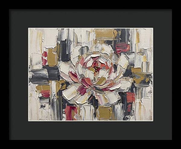Pink Peony In Abstract Harmony