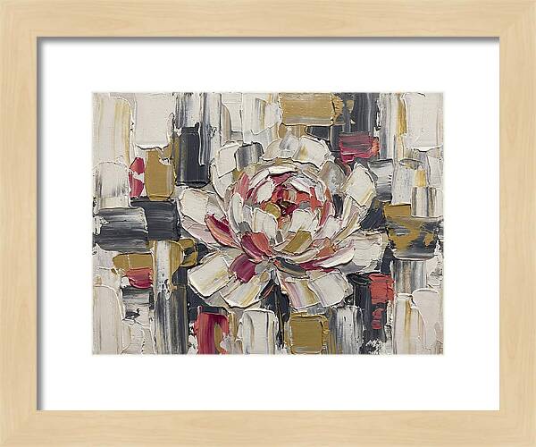 Pink Peony In Abstract Harmony