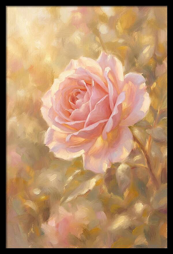 Pink Rose In Soft Light