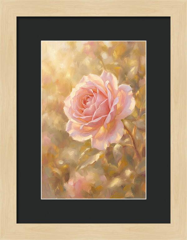Pink Rose In Soft Light