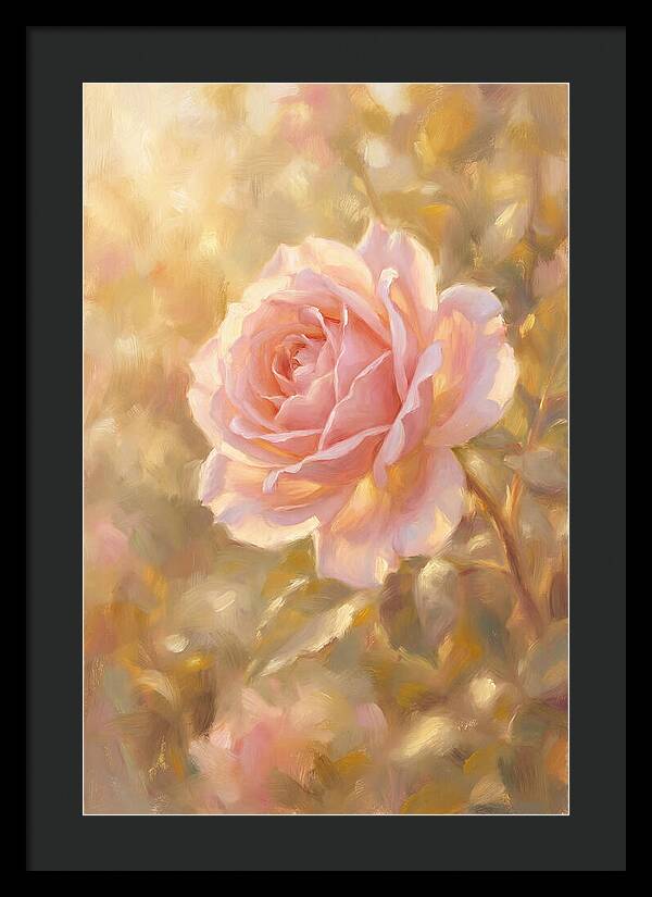 Pink Rose In Soft Light