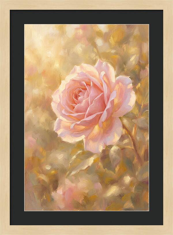 Pink Rose In Soft Light