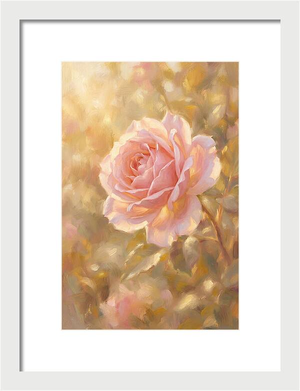 Pink Rose In Soft Light