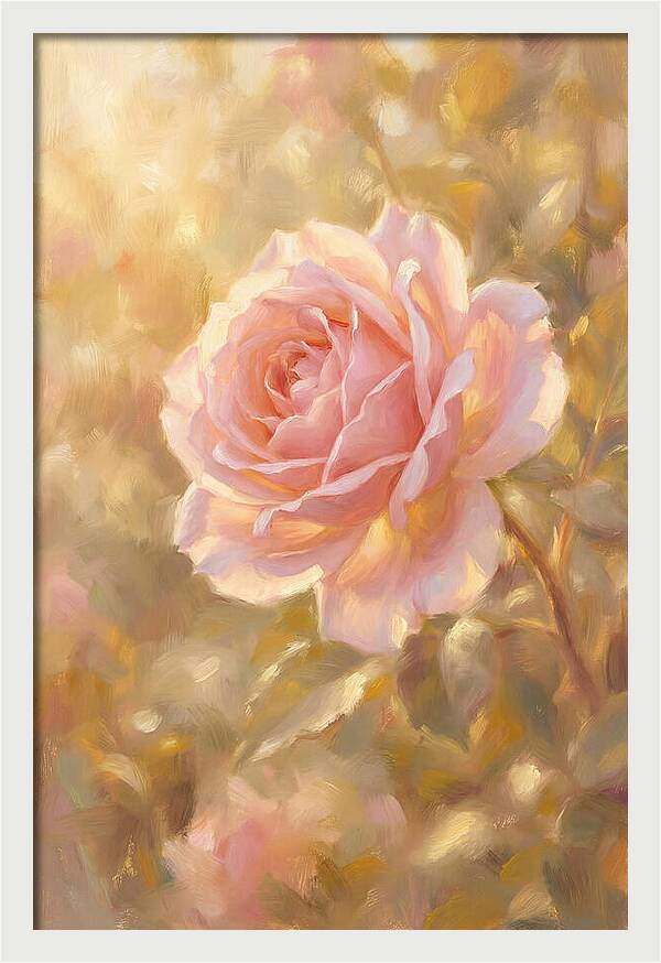 Pink Rose In Soft Light