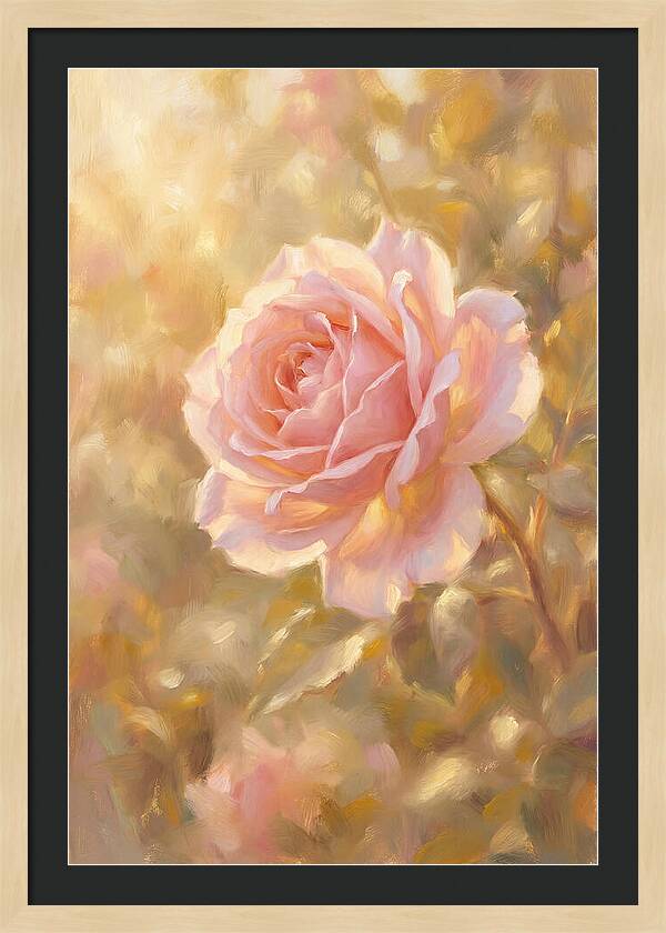 Pink Rose In Soft Light