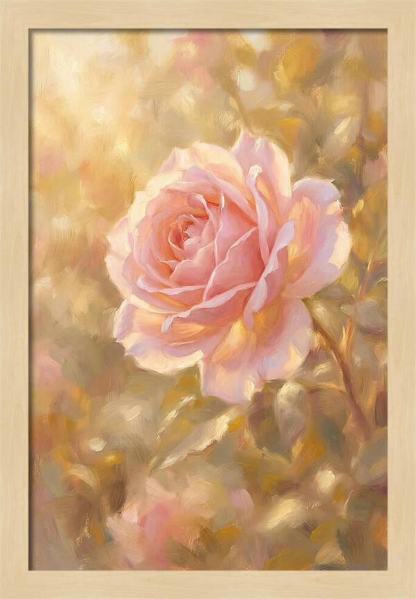 Pink Rose In Soft Light
