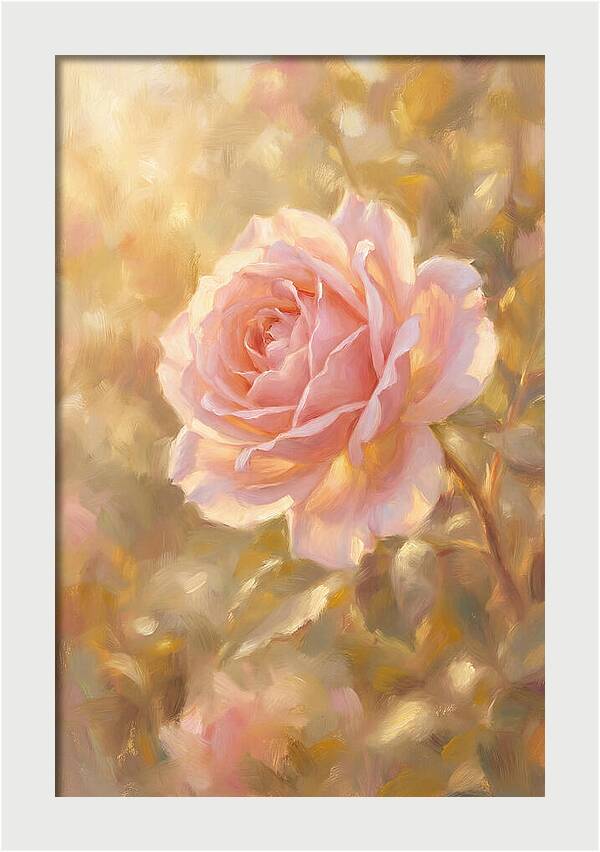 Pink Rose In Soft Light