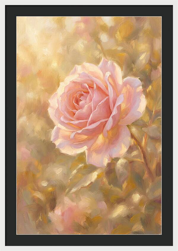 Pink Rose In Soft Light