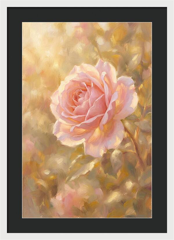 Pink Rose In Soft Light