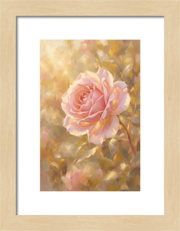 Pink Rose In Soft Light