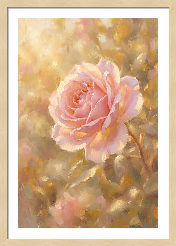 Pink Rose In Soft Light