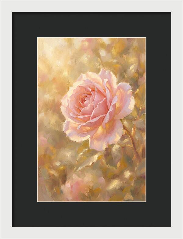 Pink Rose In Soft Light