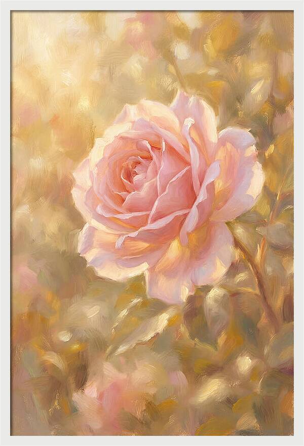 Pink Rose In Soft Light