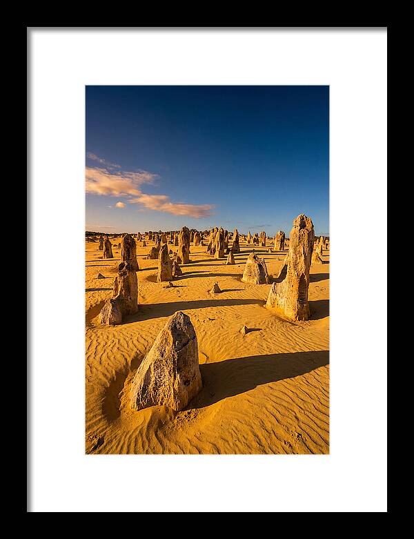 Pinnacles Desert At Golden Hour