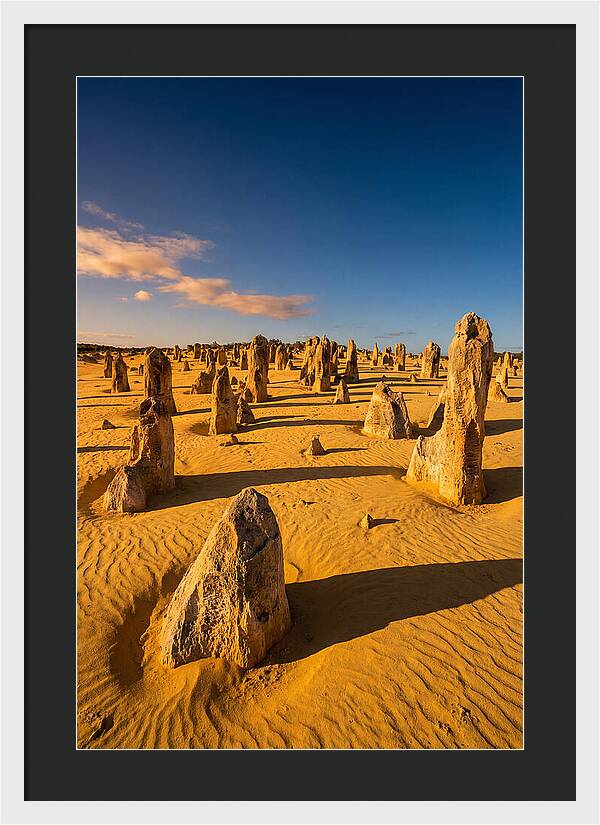 Pinnacles Desert At Golden Hour