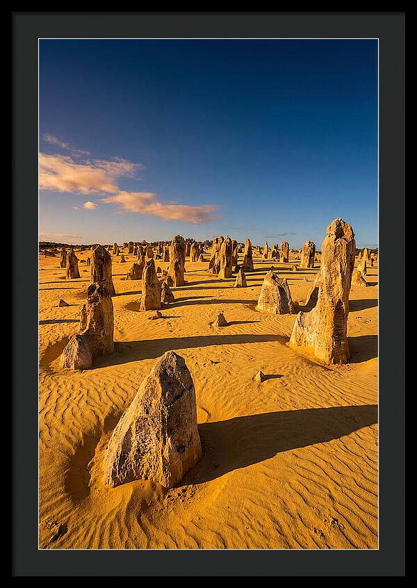 Pinnacles Desert At Golden Hour