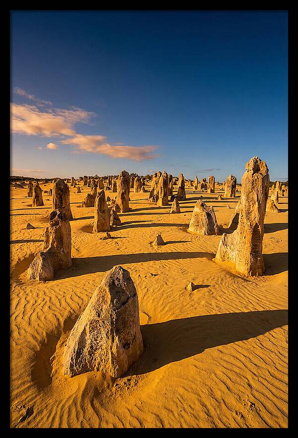 Pinnacles Desert At Golden Hour