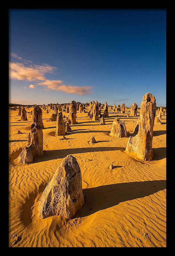 Pinnacles Desert At Golden Hour