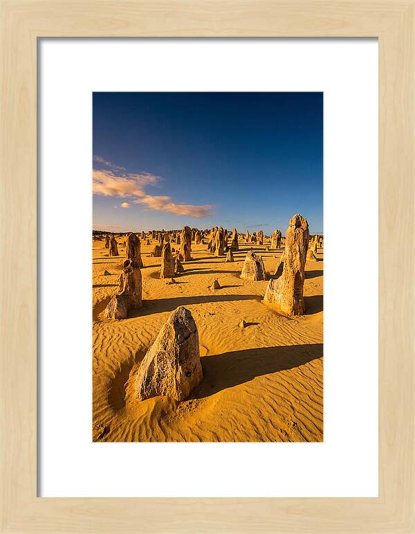 Pinnacles Desert At Golden Hour