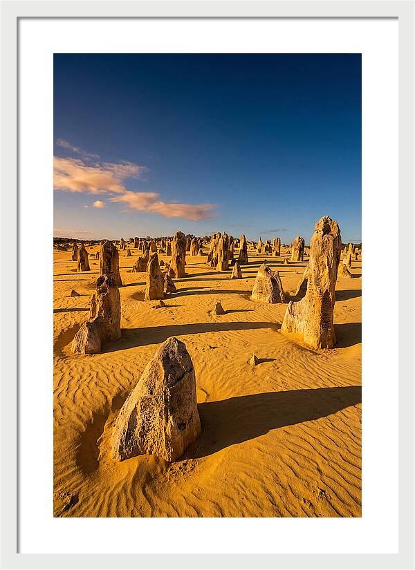 Pinnacles Desert At Golden Hour