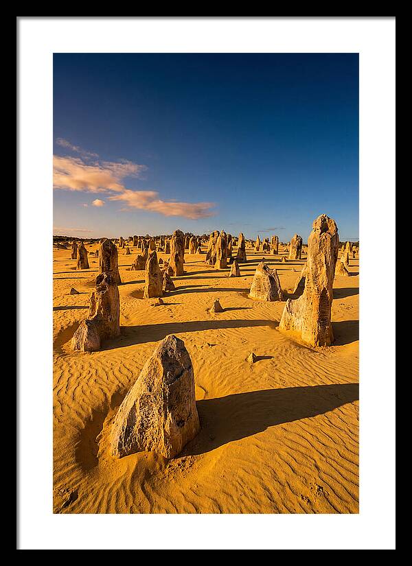 Pinnacles Desert At Golden Hour