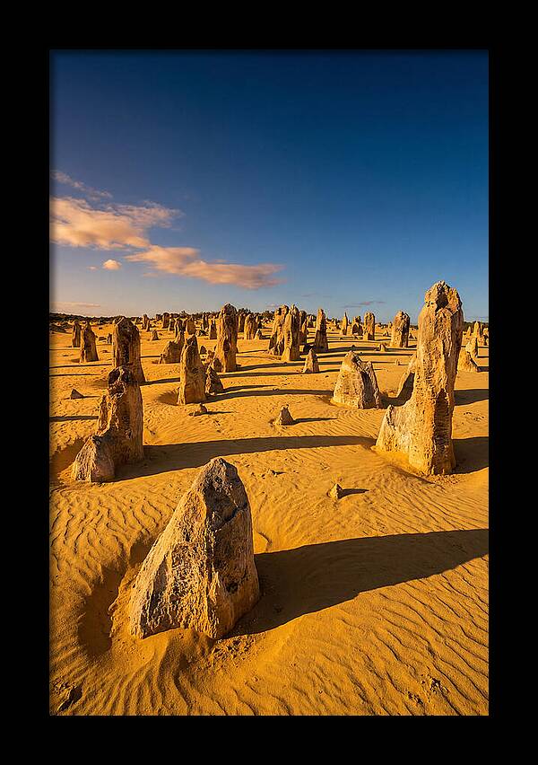 Pinnacles Desert At Golden Hour