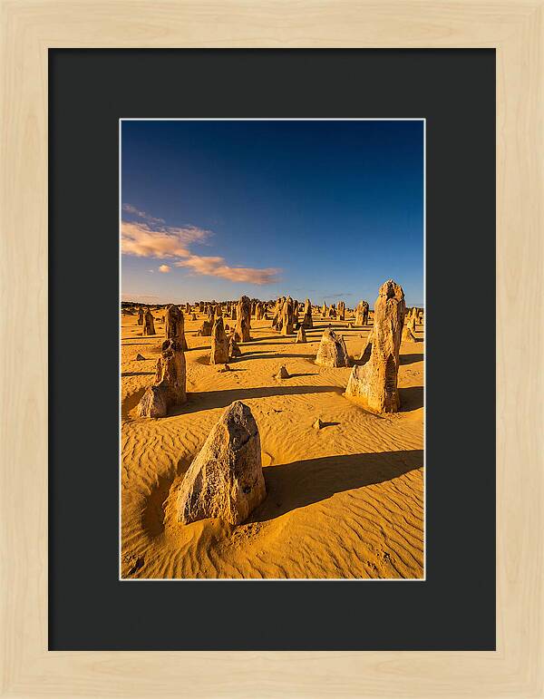 Pinnacles Desert At Golden Hour