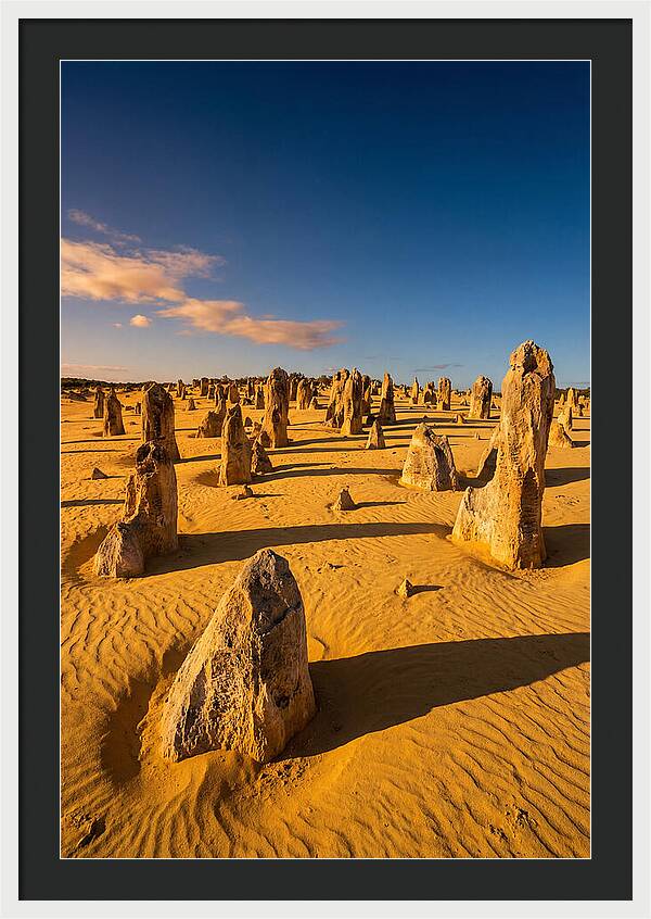 Pinnacles Desert At Golden Hour