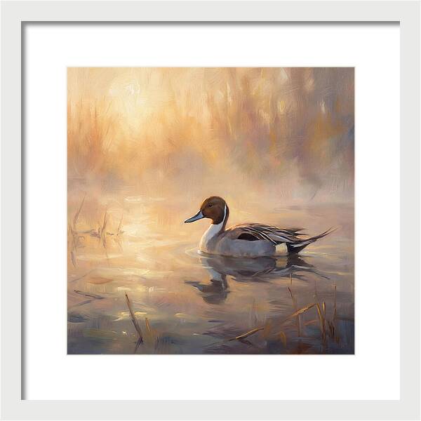 Pintail Duck In Light