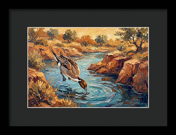 Pintail Duck In Tranquil Waters