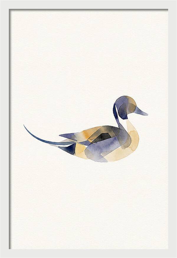Pintail Duck Minimalism