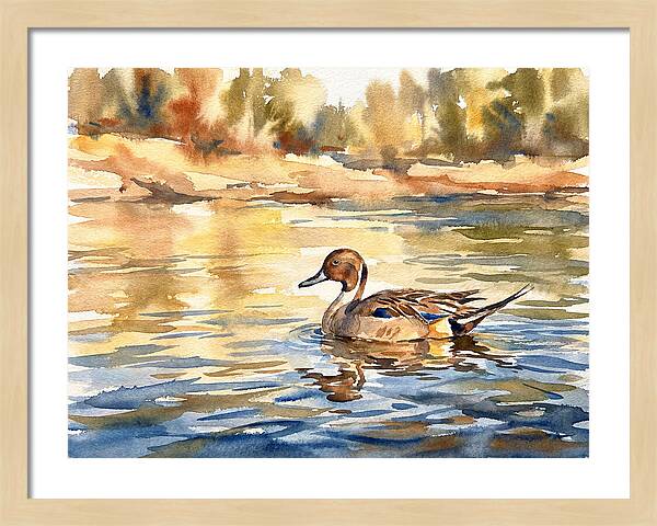 Pintail Duck Tranquility