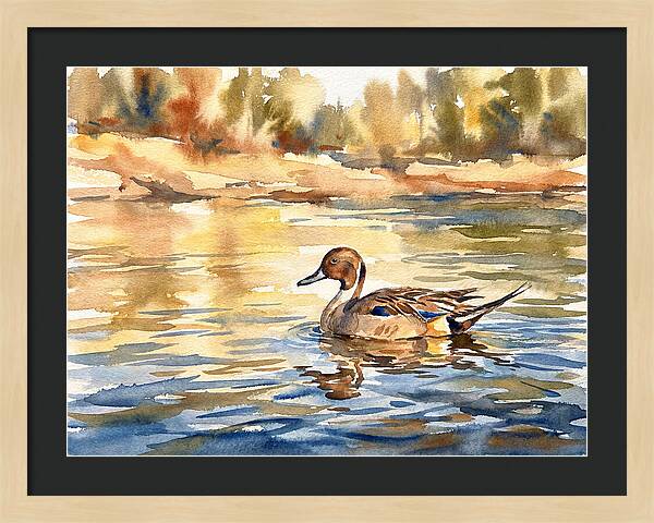 Pintail Duck Tranquility