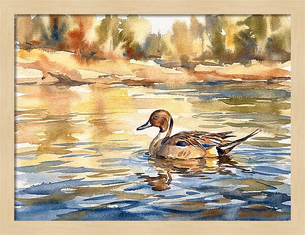 Pintail Duck Tranquility