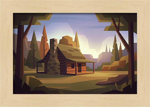 Pioneer Log Cabin Serenity