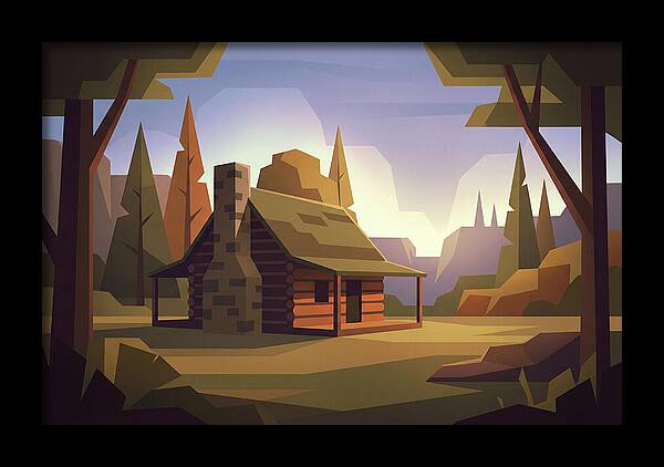 Pioneer Log Cabin Serenity