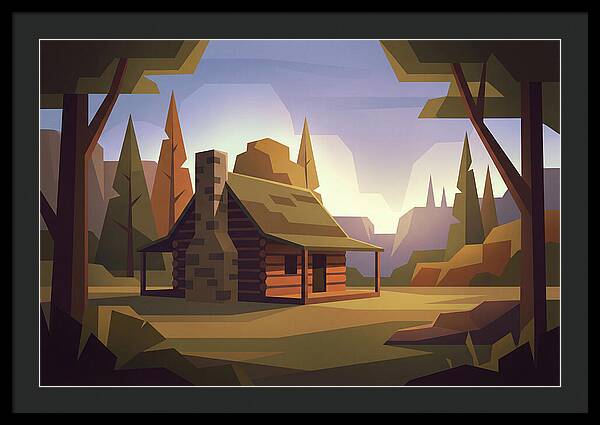 Pioneer Log Cabin Serenity