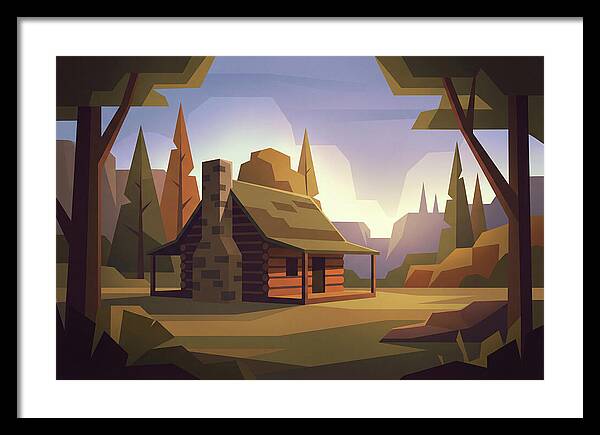 Pioneer Log Cabin Serenity