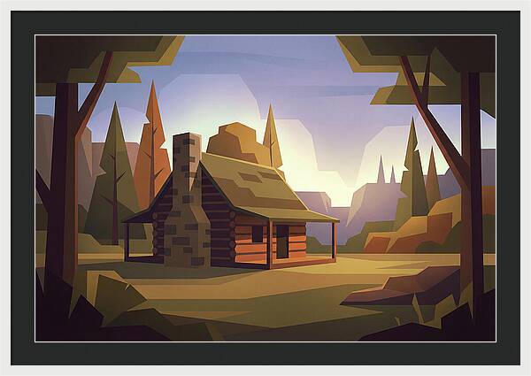 Pioneer Log Cabin Serenity