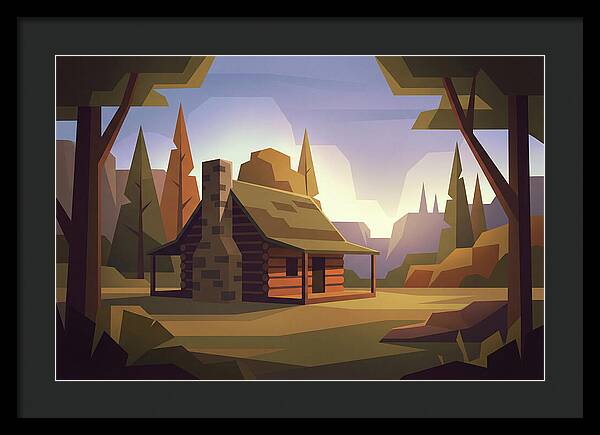 Pioneer Log Cabin Serenity