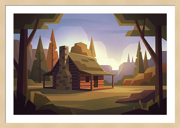 Pioneer Log Cabin Serenity