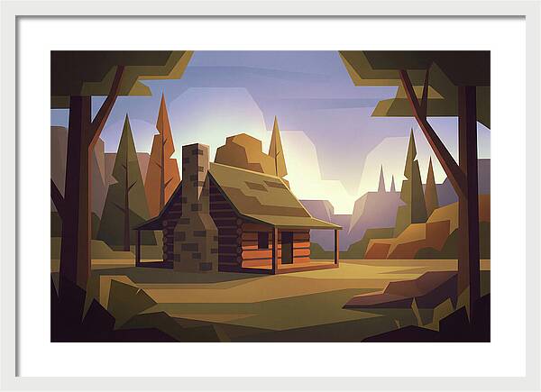 Pioneer Log Cabin Serenity
