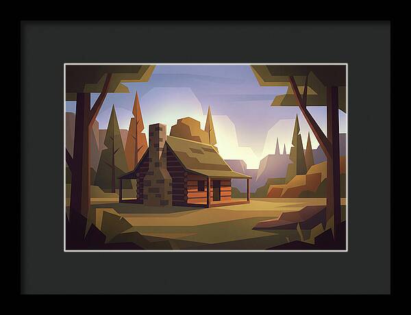 Pioneer Log Cabin Serenity