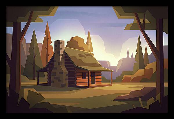 Pioneer Log Cabin Serenity