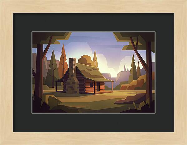 Pioneer Log Cabin Serenity