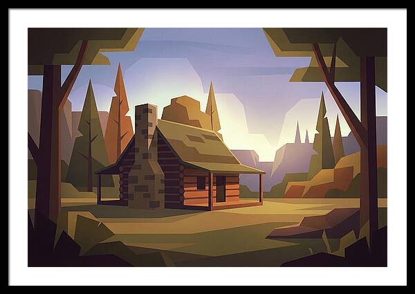 Pioneer Log Cabin Serenity
